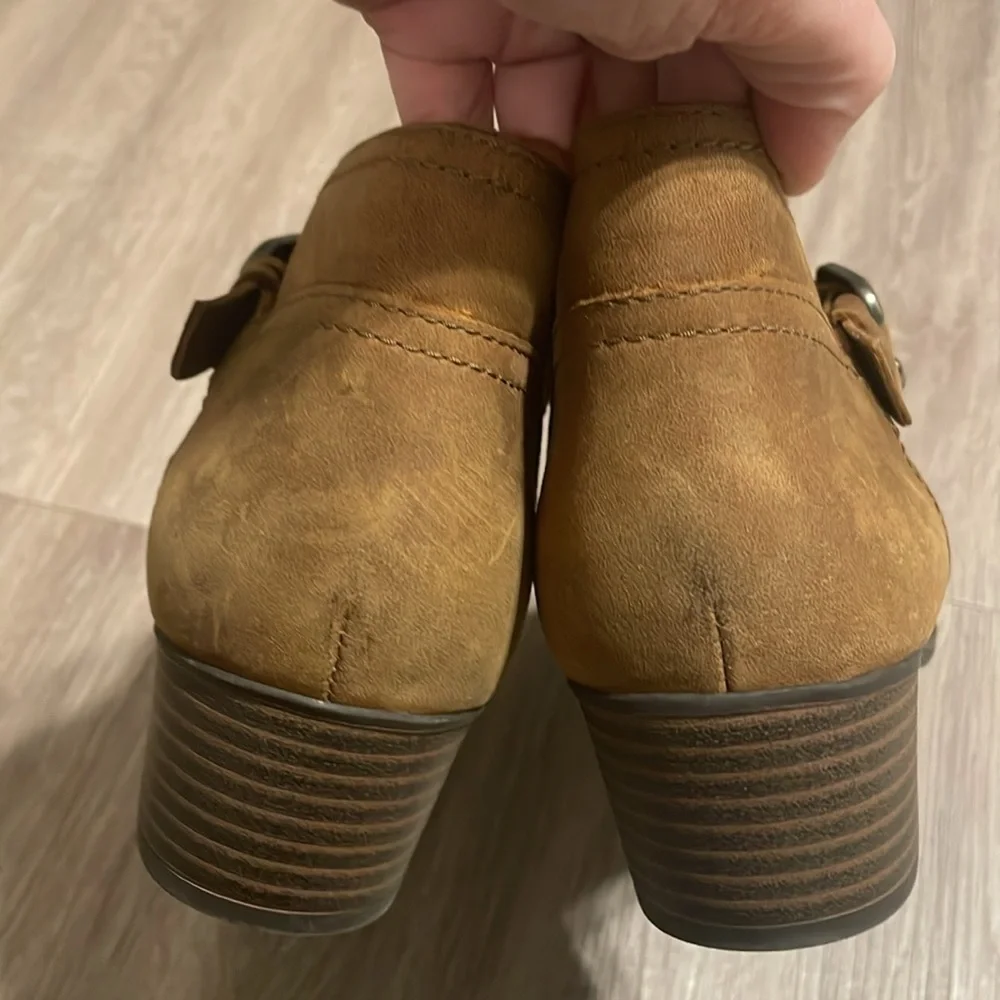 Clark’s Women’s Adreena Hope Booties Size 11 Tan Leather Western Coastal Cowgirl